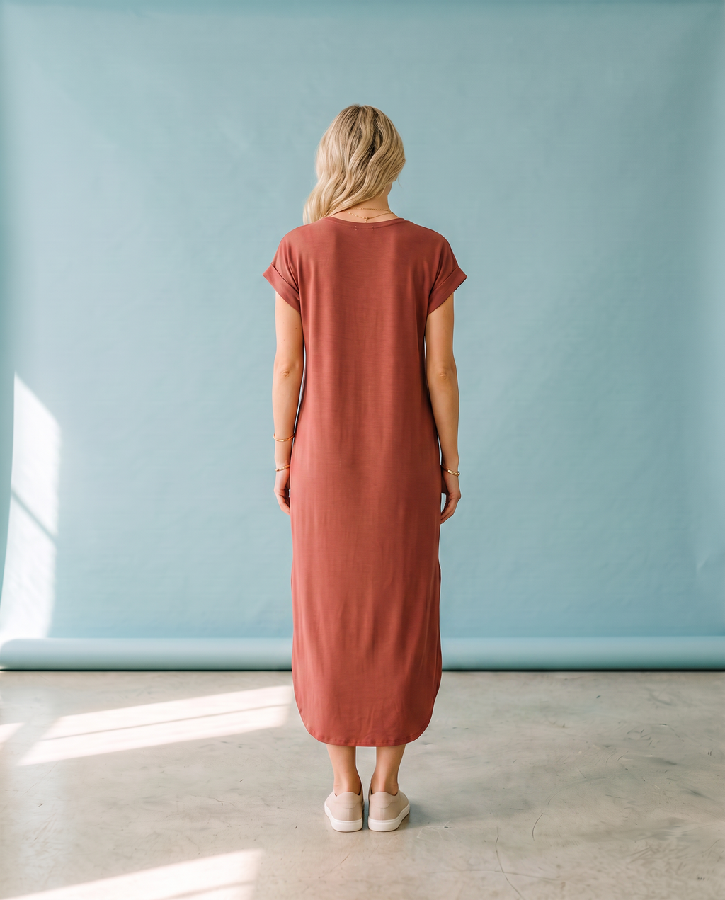 Marsala Butter-soft Dress