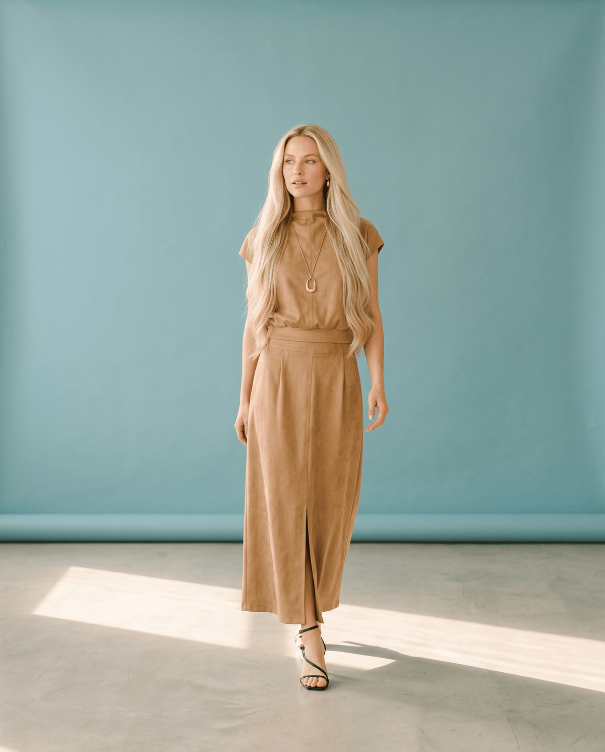 Camp Bowie Suede Set