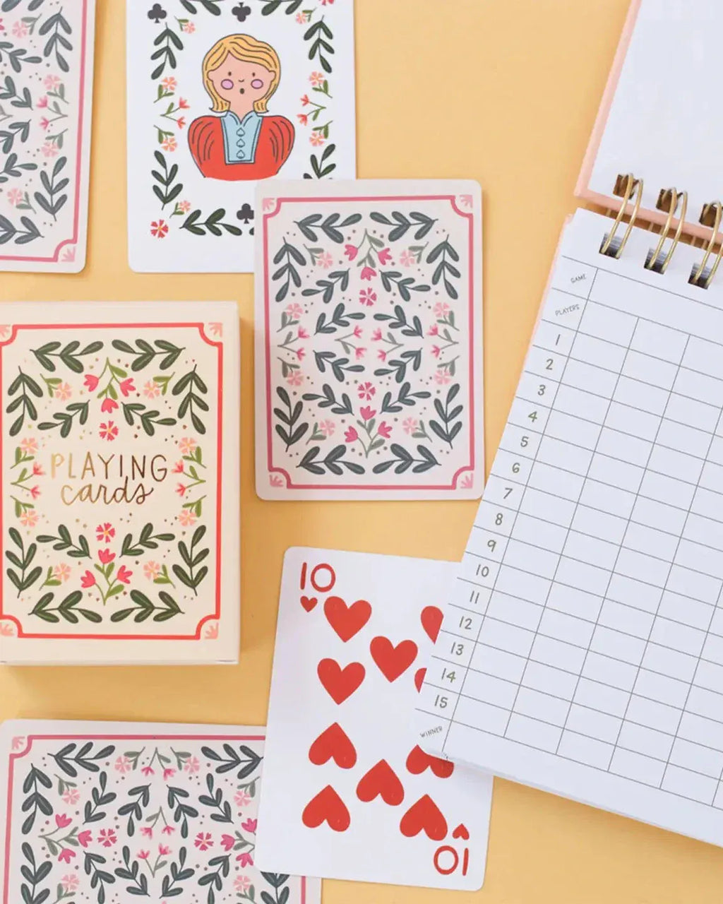 Game Night Cards & Scoring Notepad