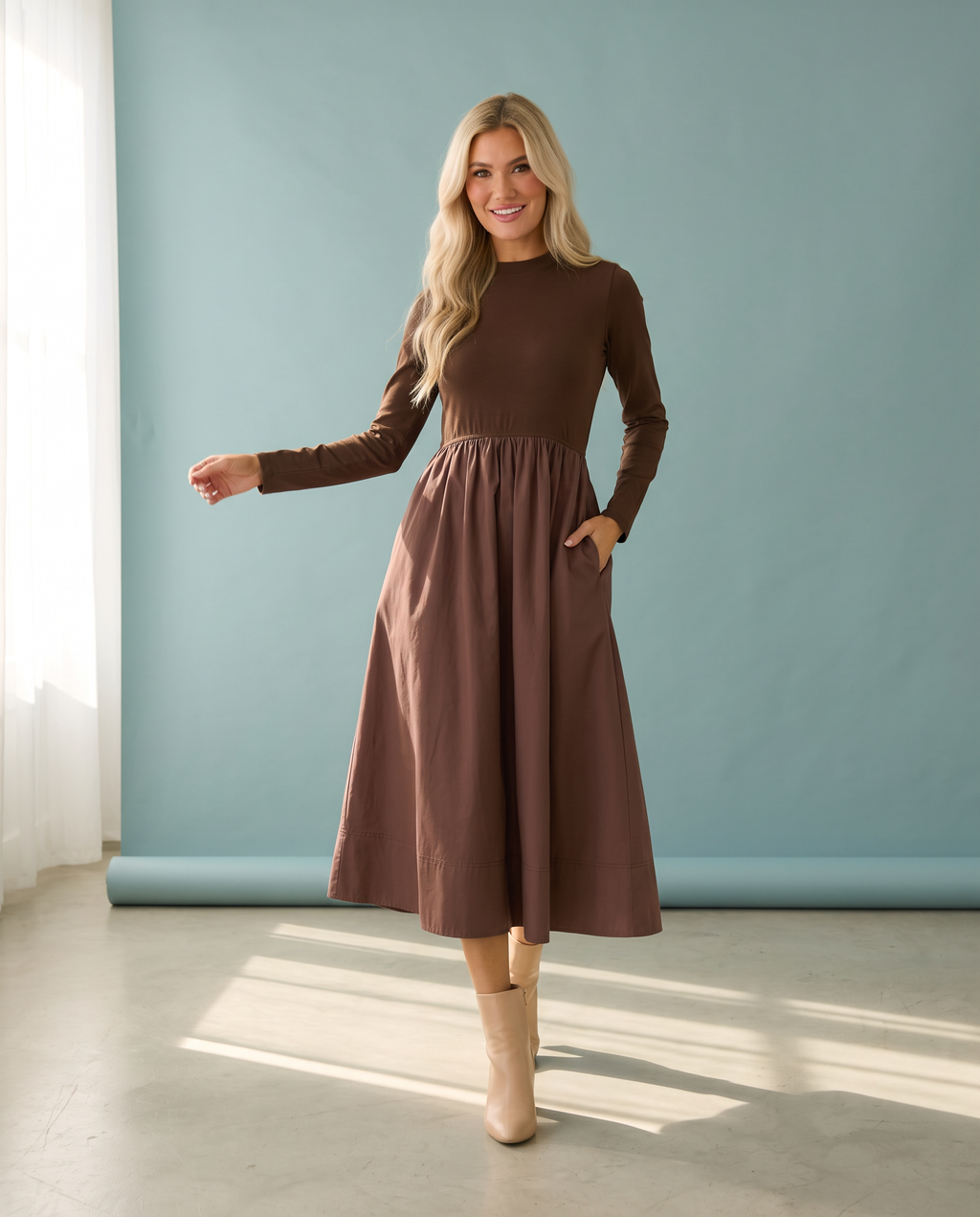 Reese Chocolate Dress