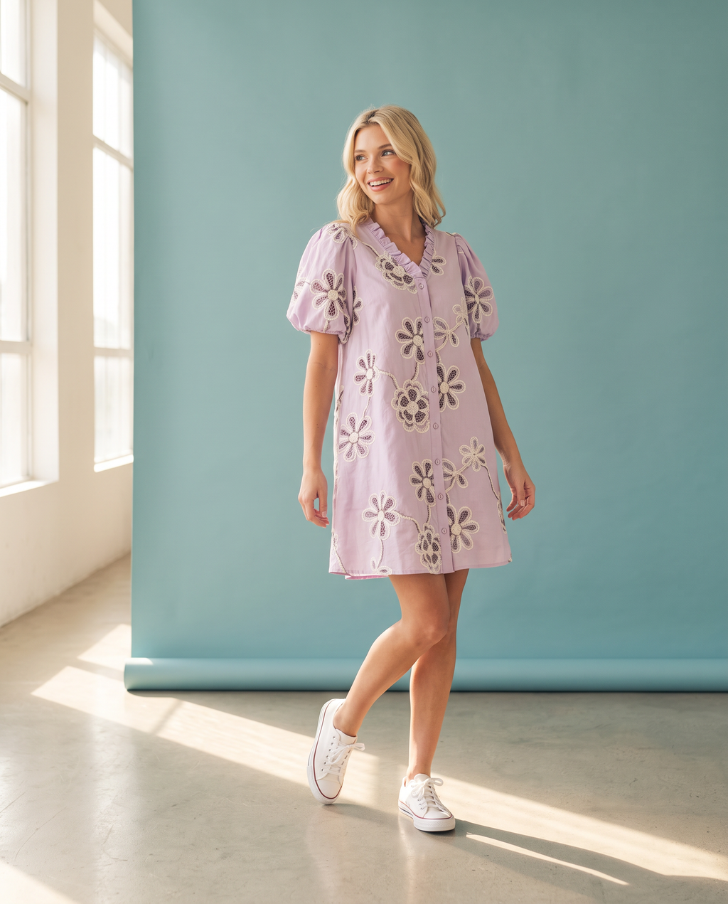 Frog Town Florals Dress