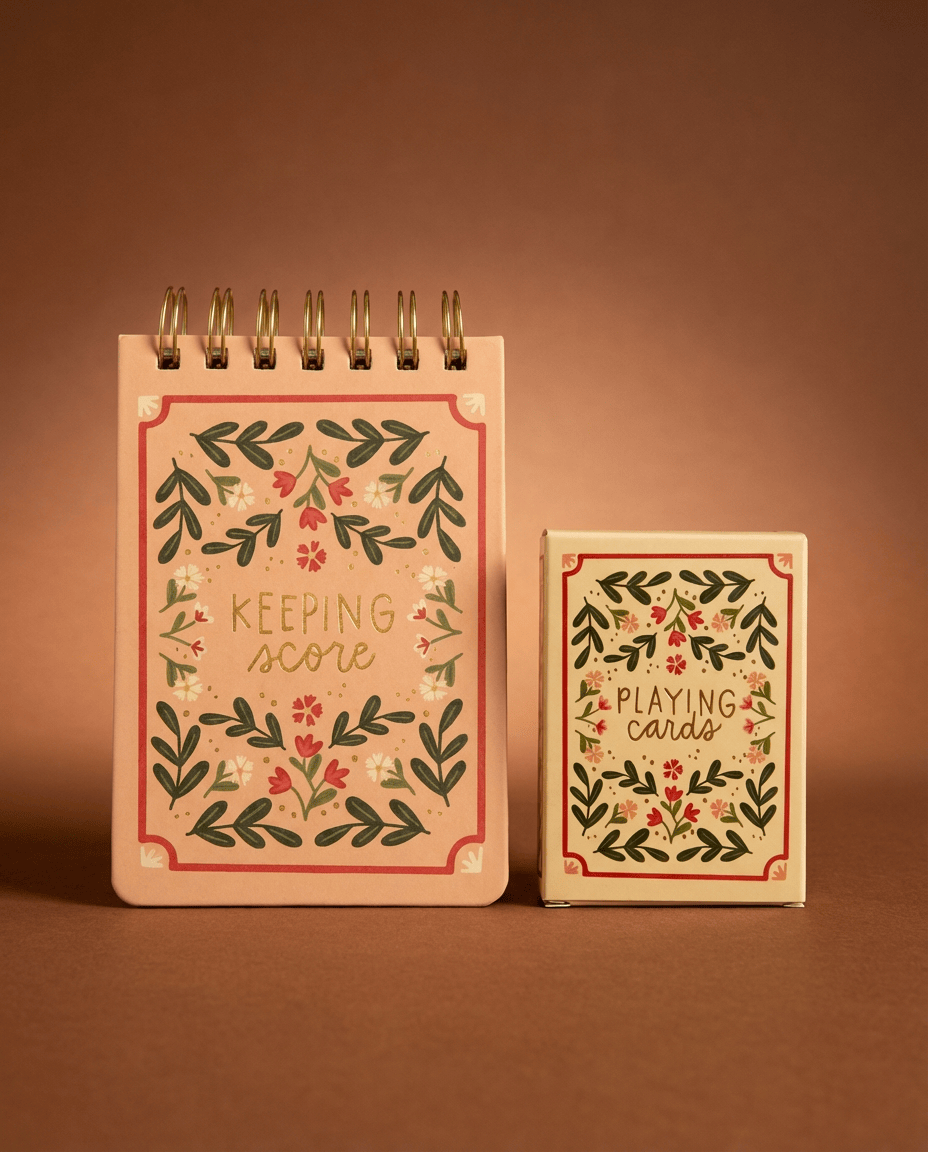 Game Night Cards & Scoring Notepad
