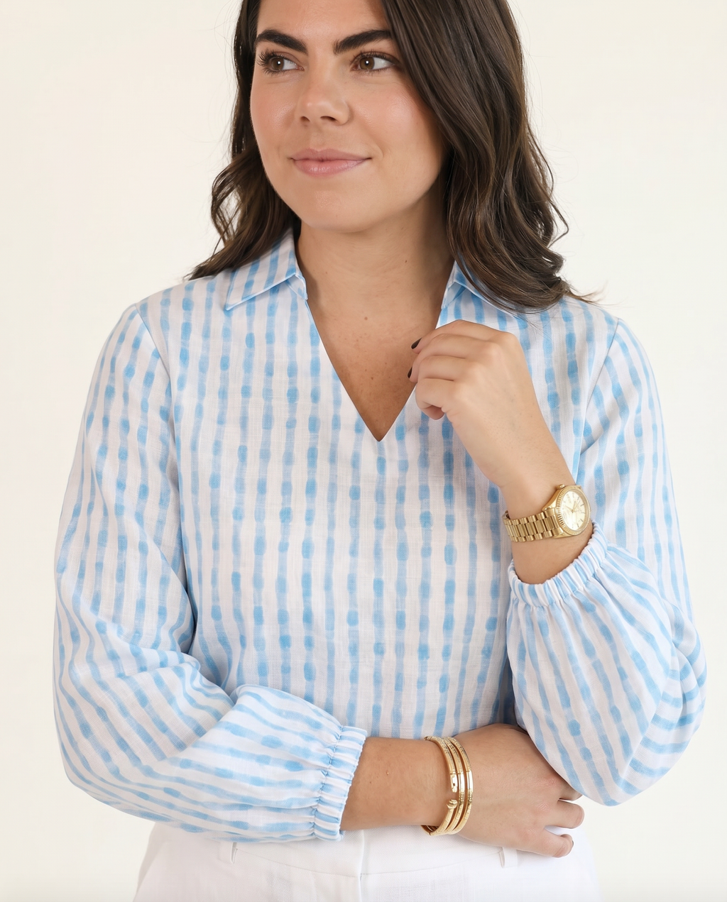 Seabreeze Gingham Top