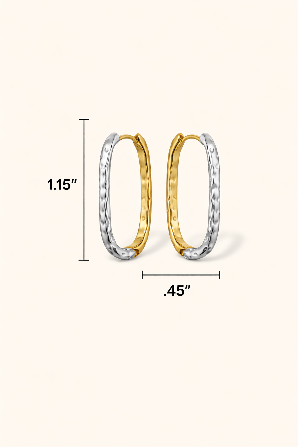 Half 'n' Half Reversible Hoops
