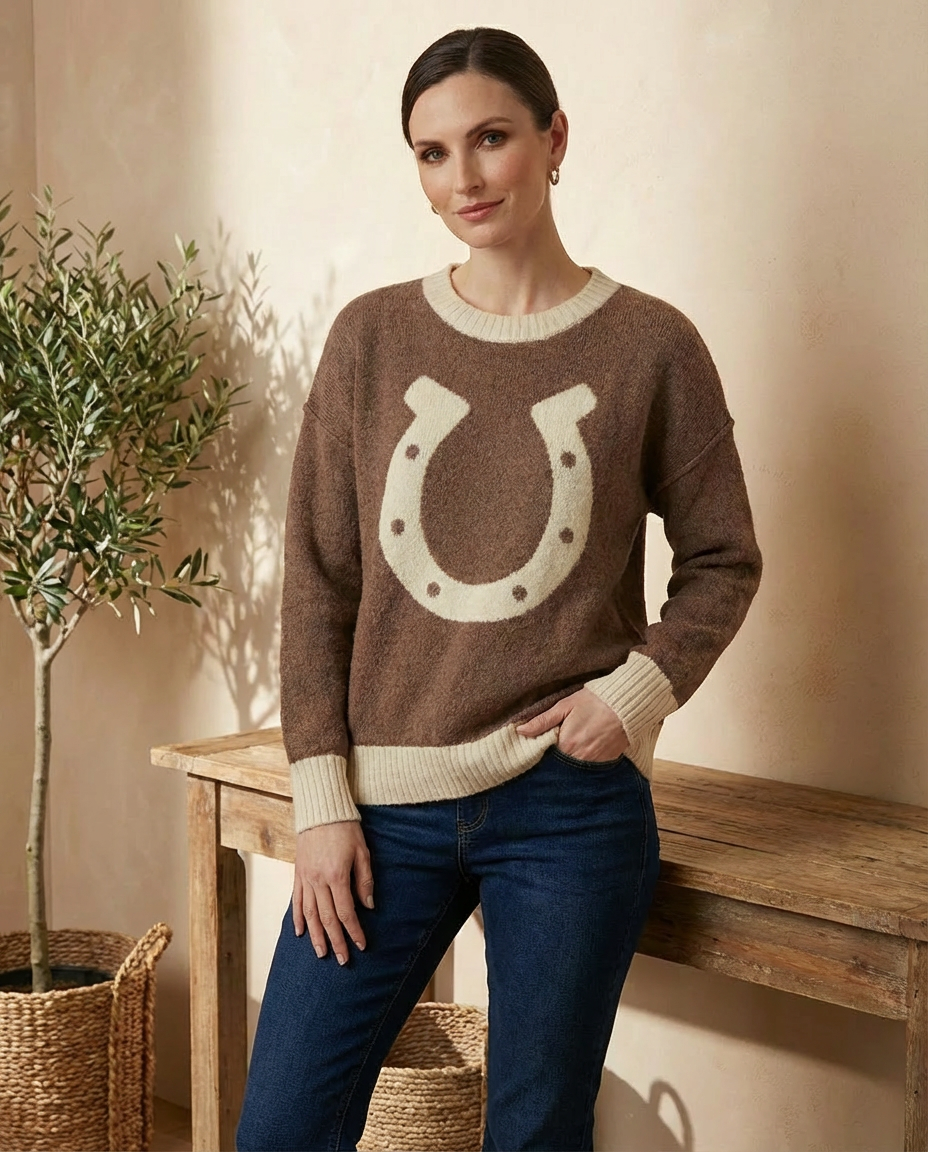 Lucky Horseshoe Sweater