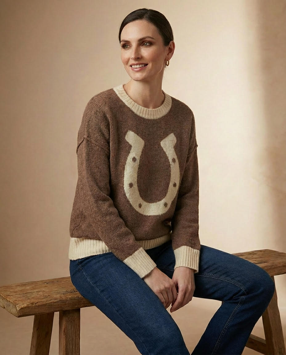 Lucky Horseshoe Sweater