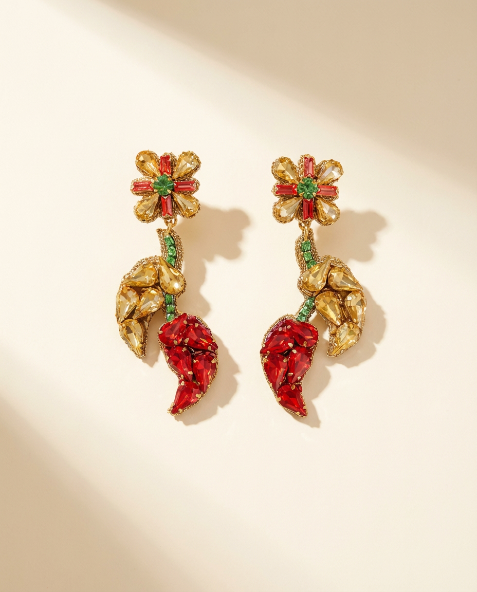 Piqueña Peppers Earrings