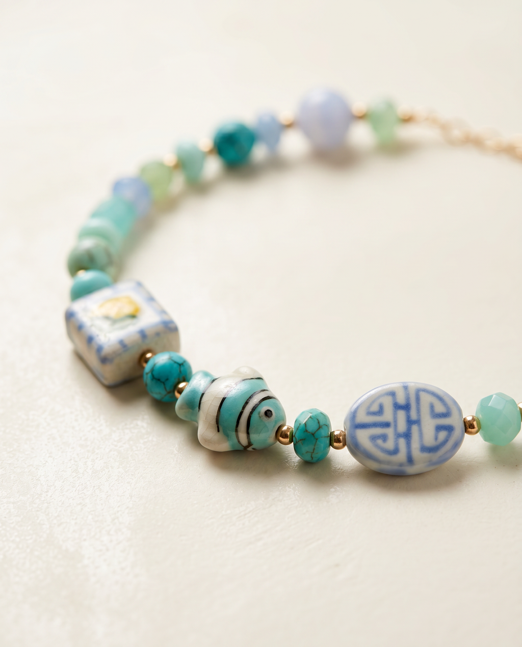 Flounder Necklace