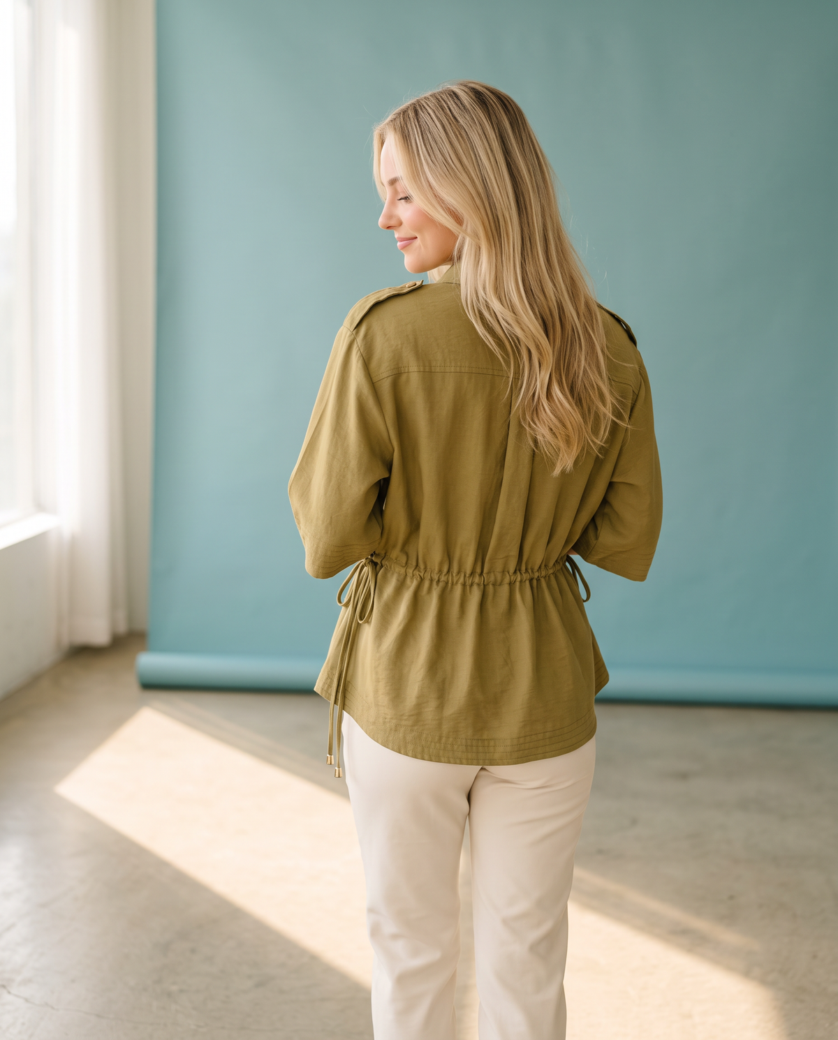 Martini Cinched & Cozy Top