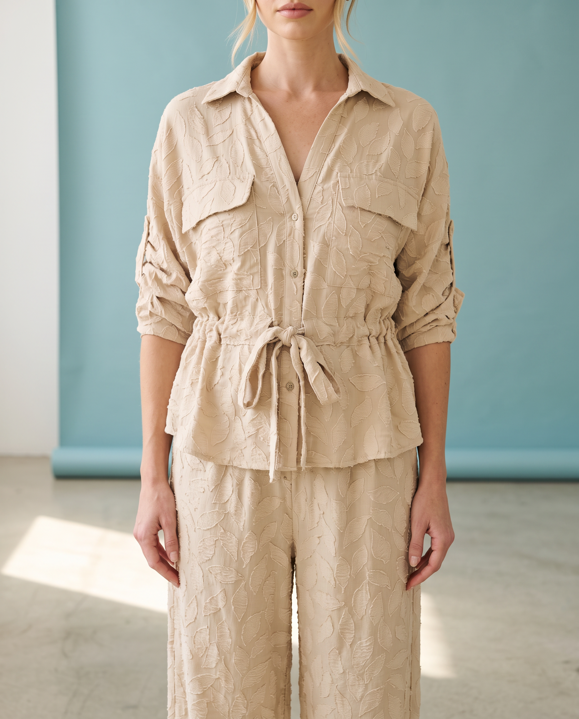 Fall Jacquard Blouse
