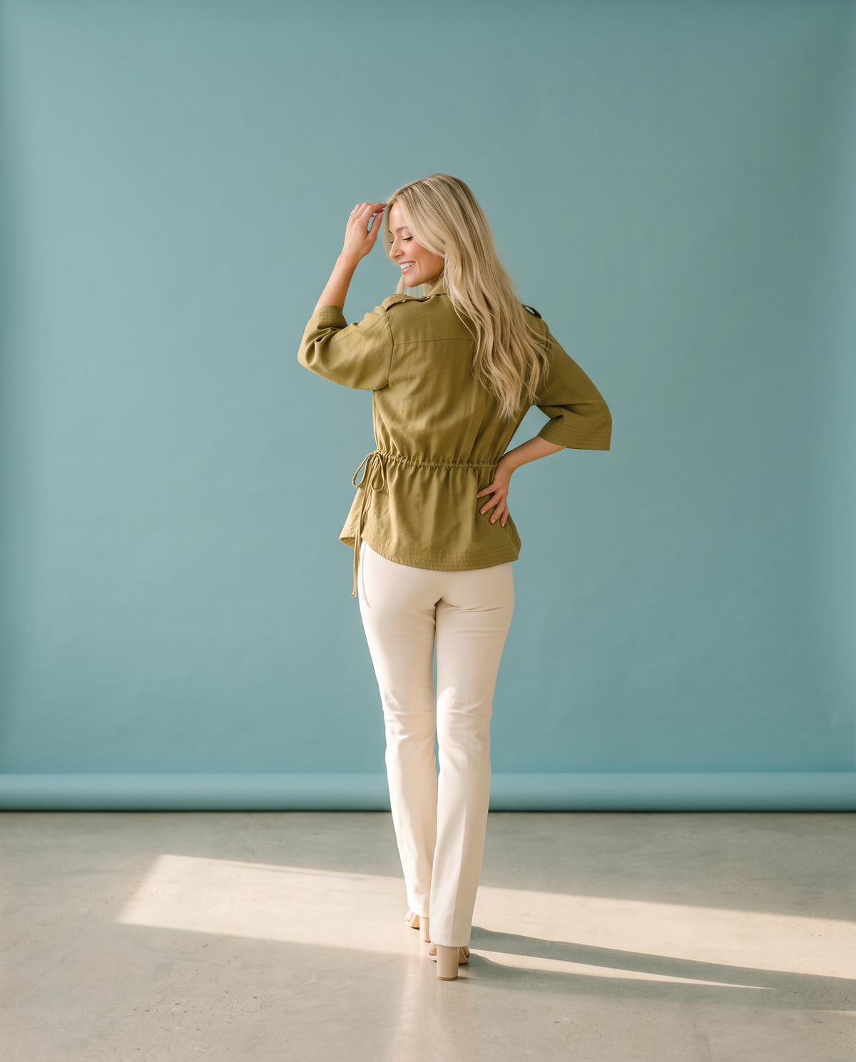 Martini Cinched & Cozy Top