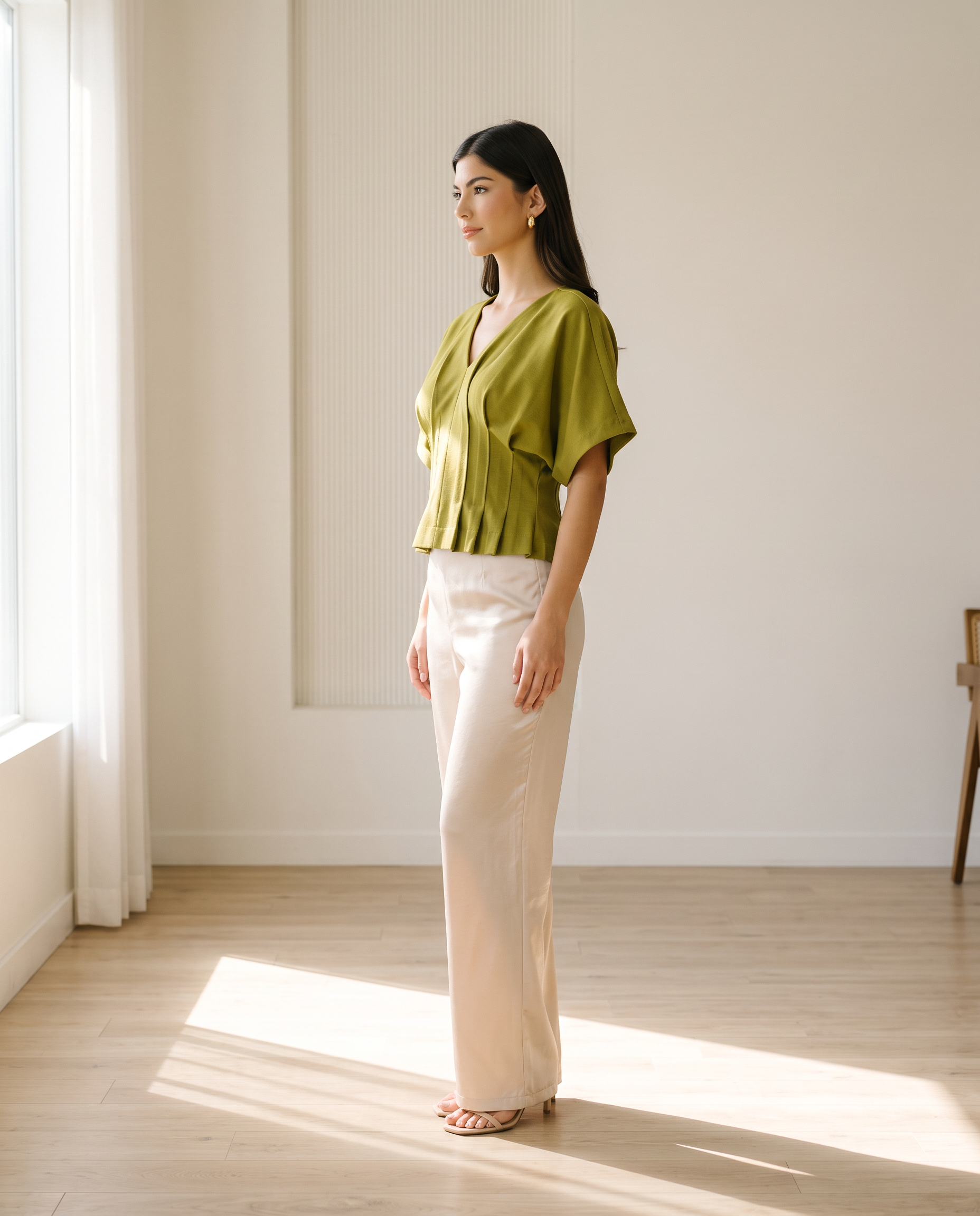 Olive Double-soft Top
