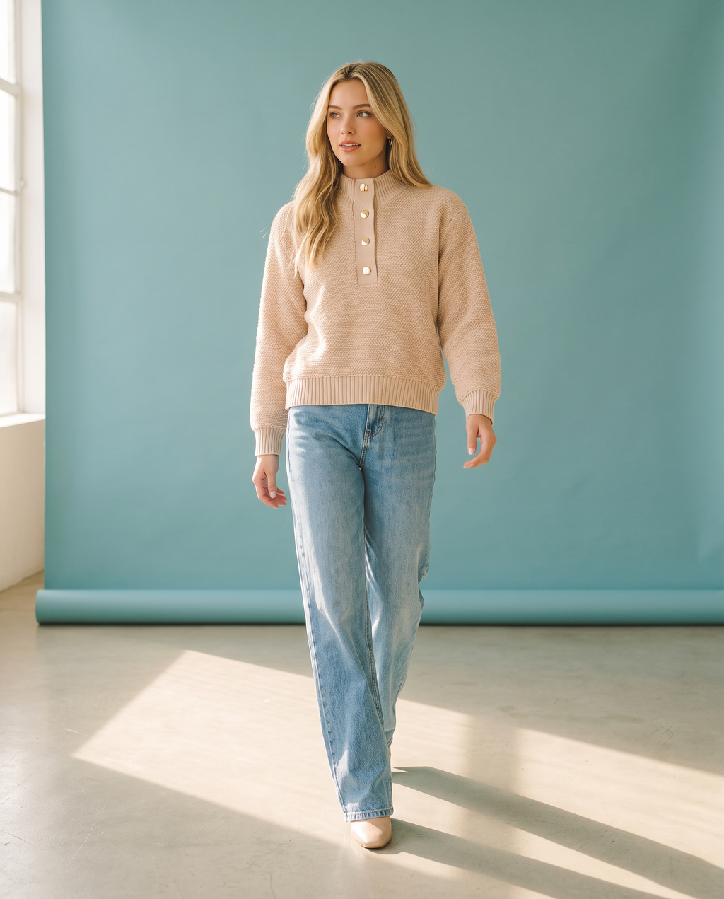 Button Me Up Sweater