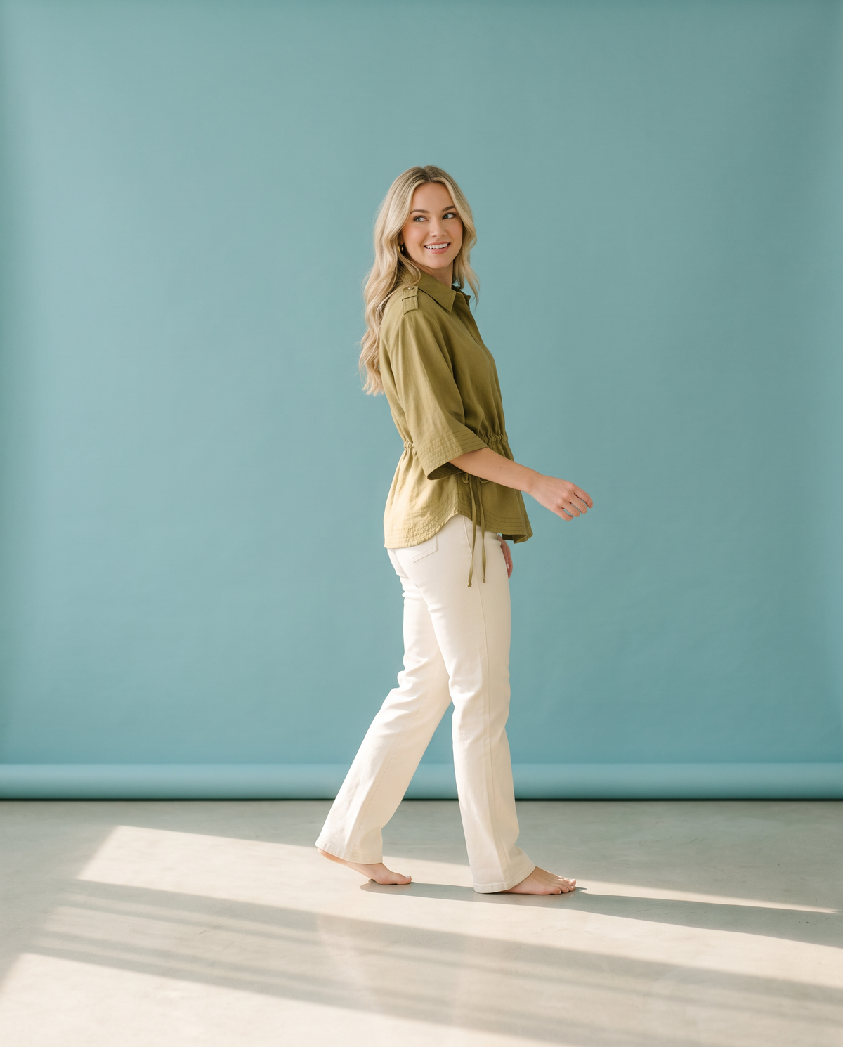 Martini Cinched & Cozy Top