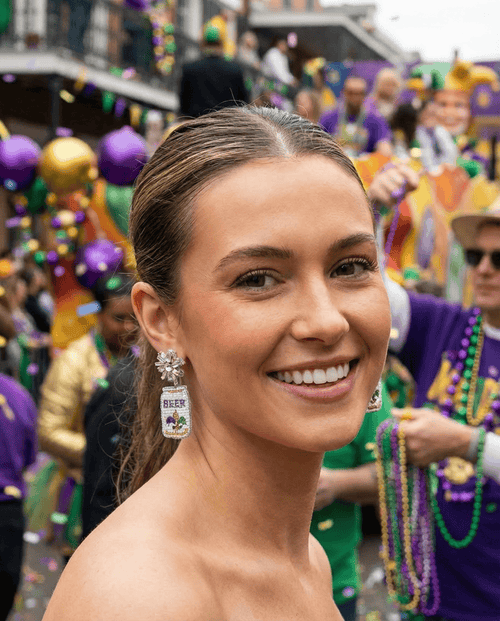 Bayou Beer Earrings