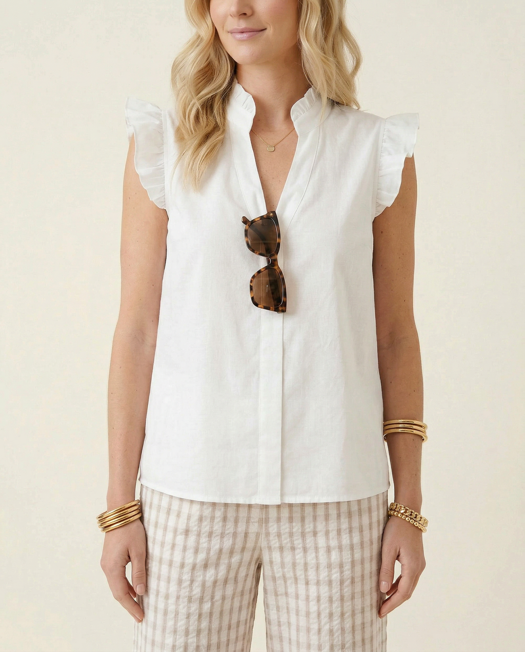 Margot Top White
