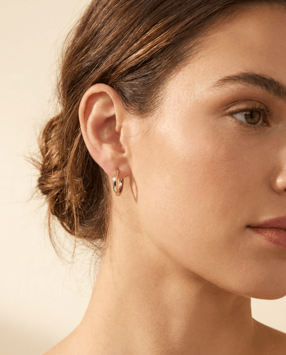 Two Hue Reversible Hoops