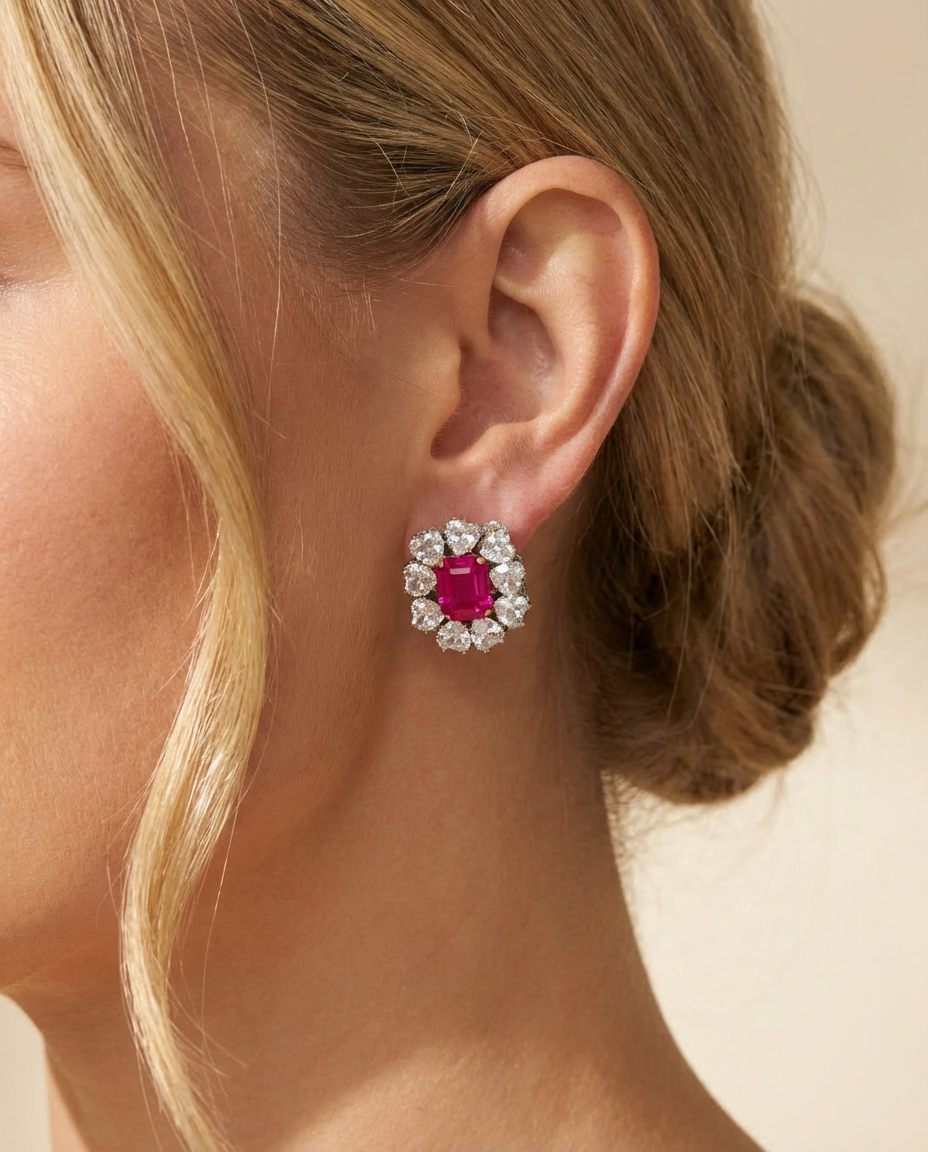 Mini True Love Gemstone Studs