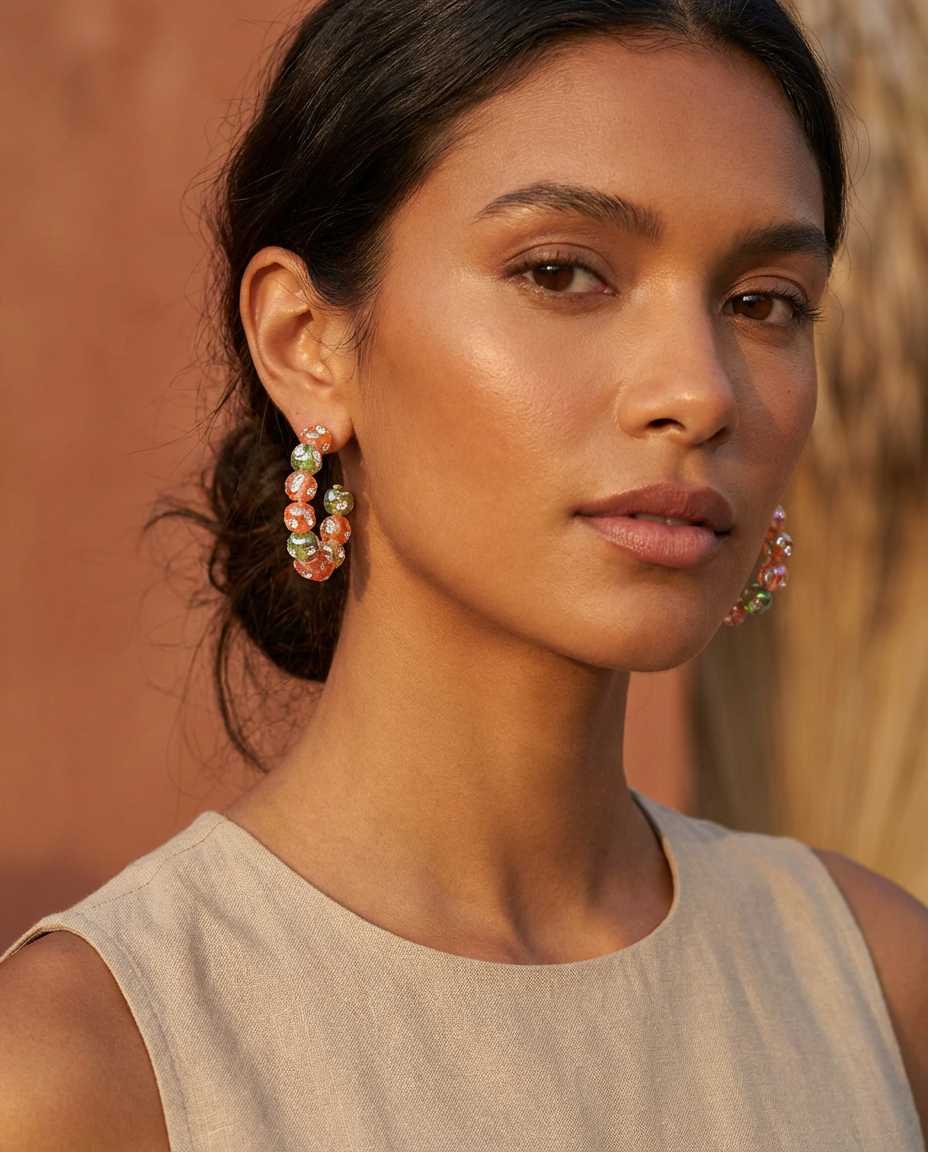 Lola Foliage Hoops