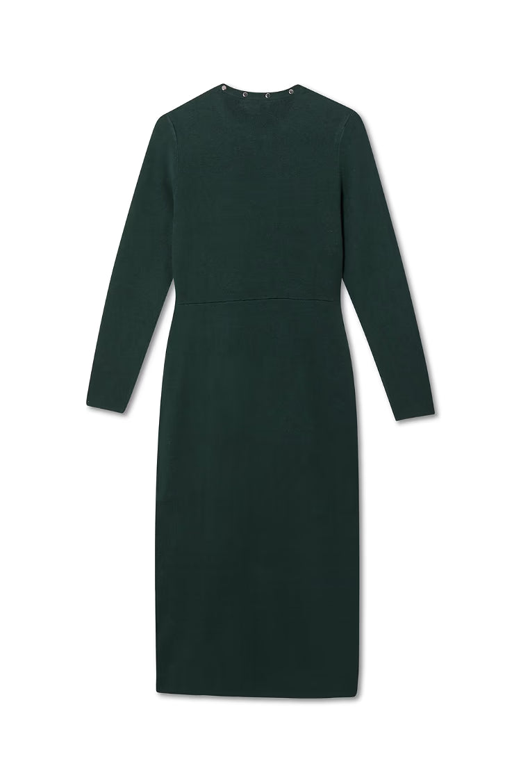 Bottle Green Stud Sammie Dress