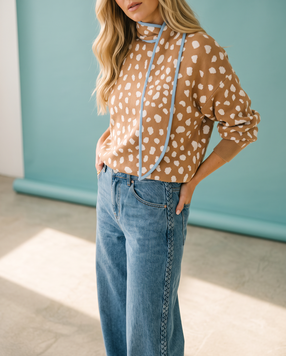 Braided Jeans
