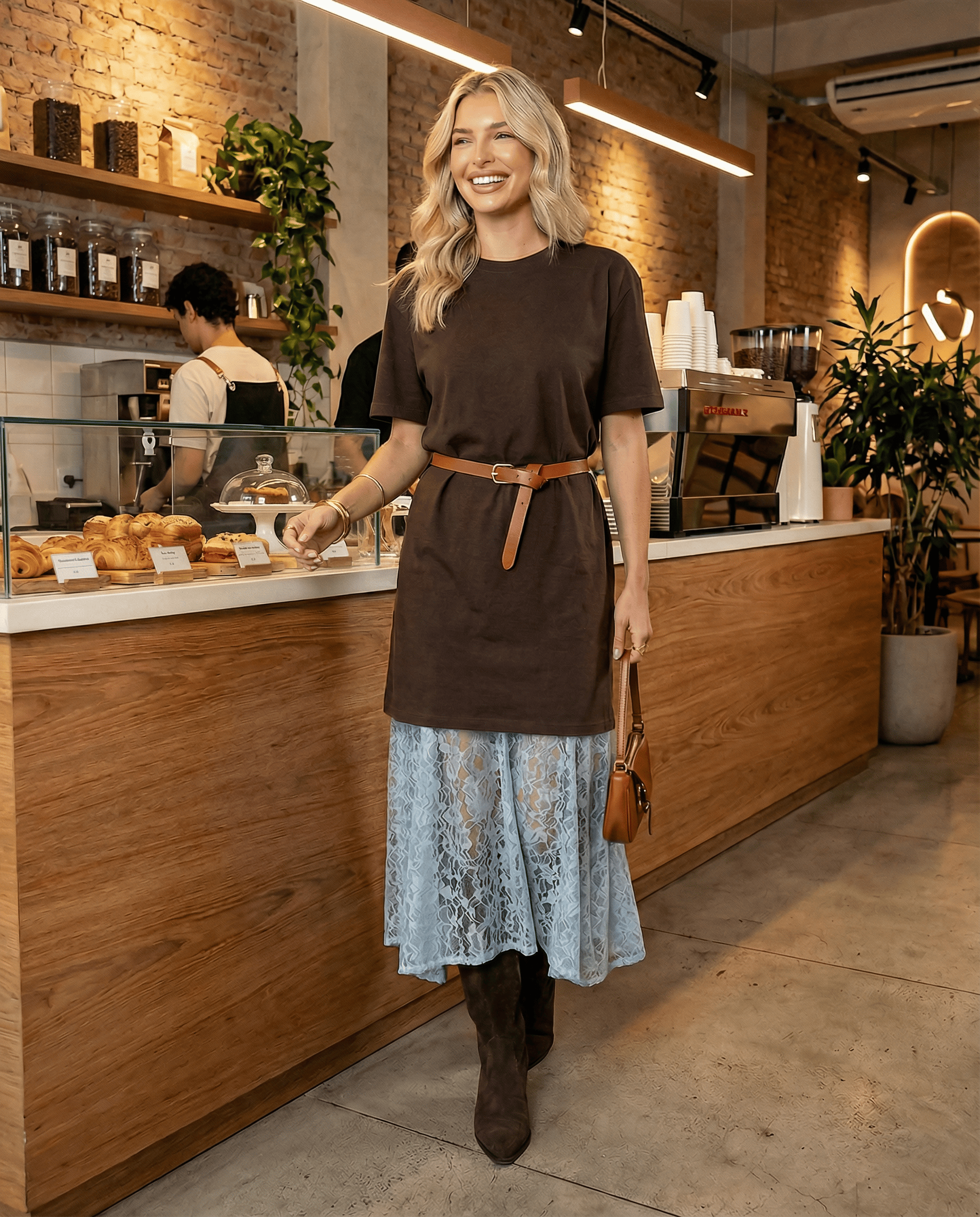chocolate shirt dress ASOS DESIGN mini pleated twill shirt dress in chocolate brown