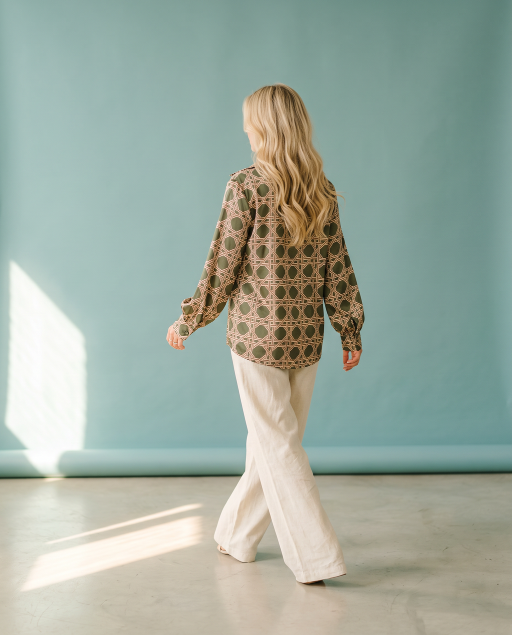 Sage & Chain Tunic Top