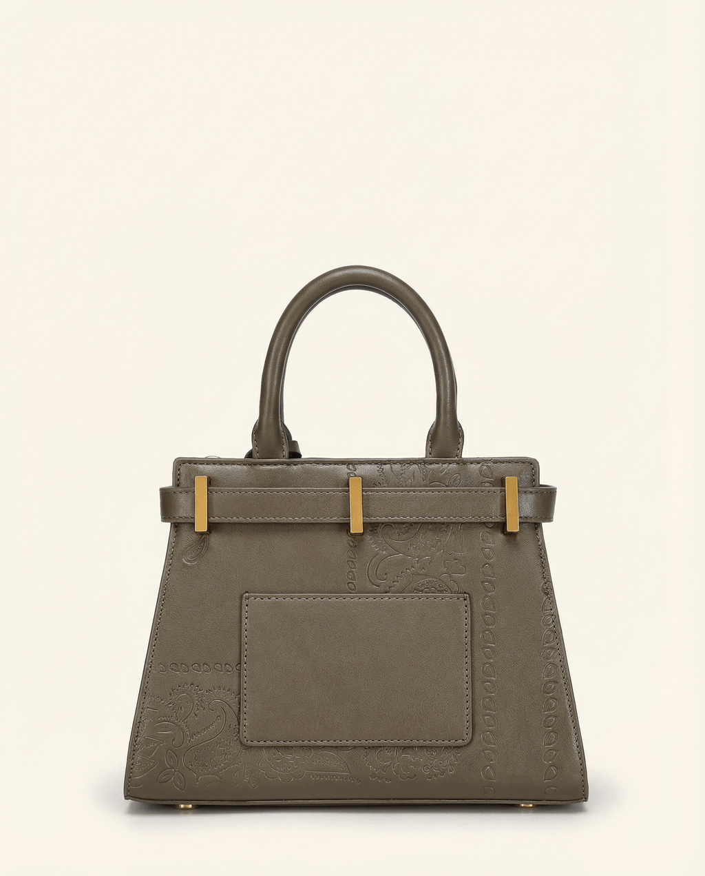 green paisley handbag from Paris