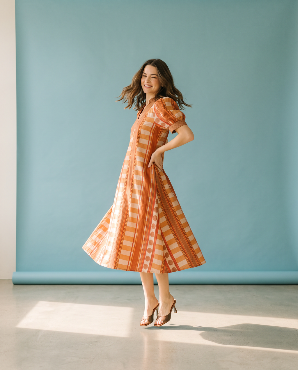 Spiced Orange Dress
