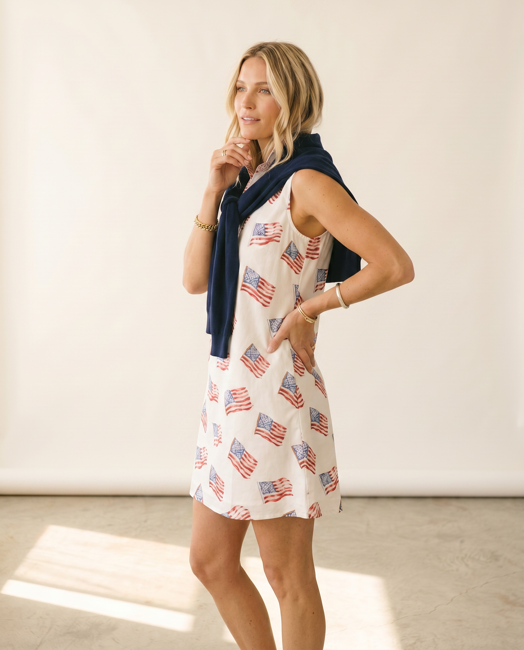 Sleeveless Flag Dress