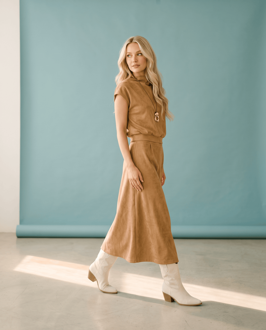 Camp Bowie Suede Set