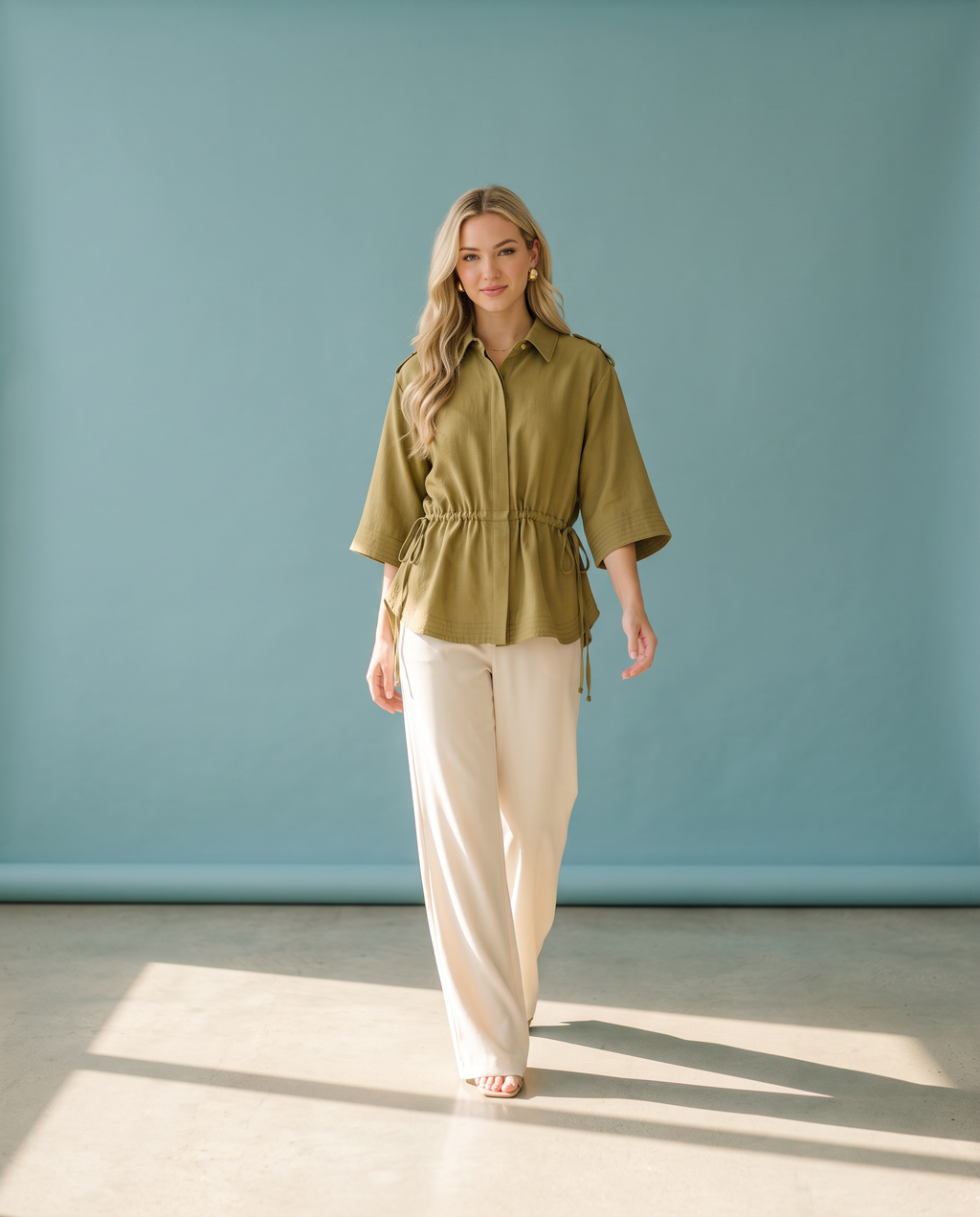 Martini Cinched & Cozy Top