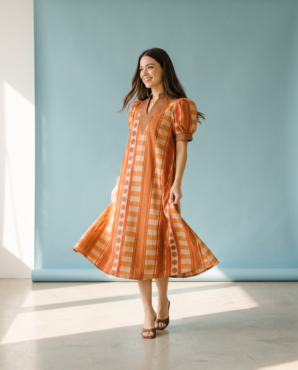 Spiced Orange Dress