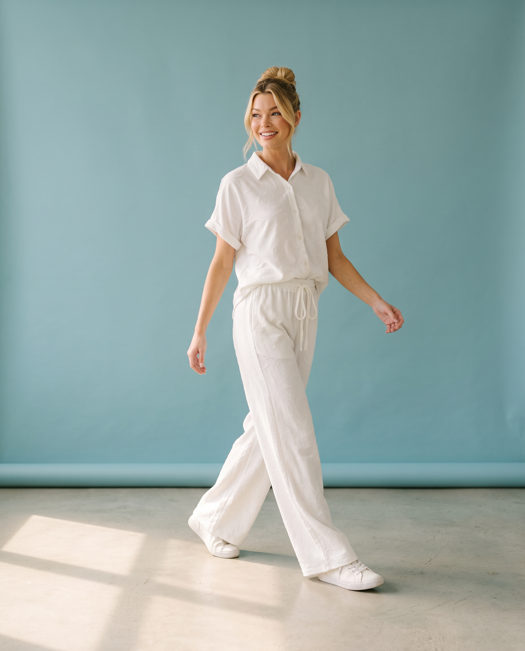 Breezy White Pants