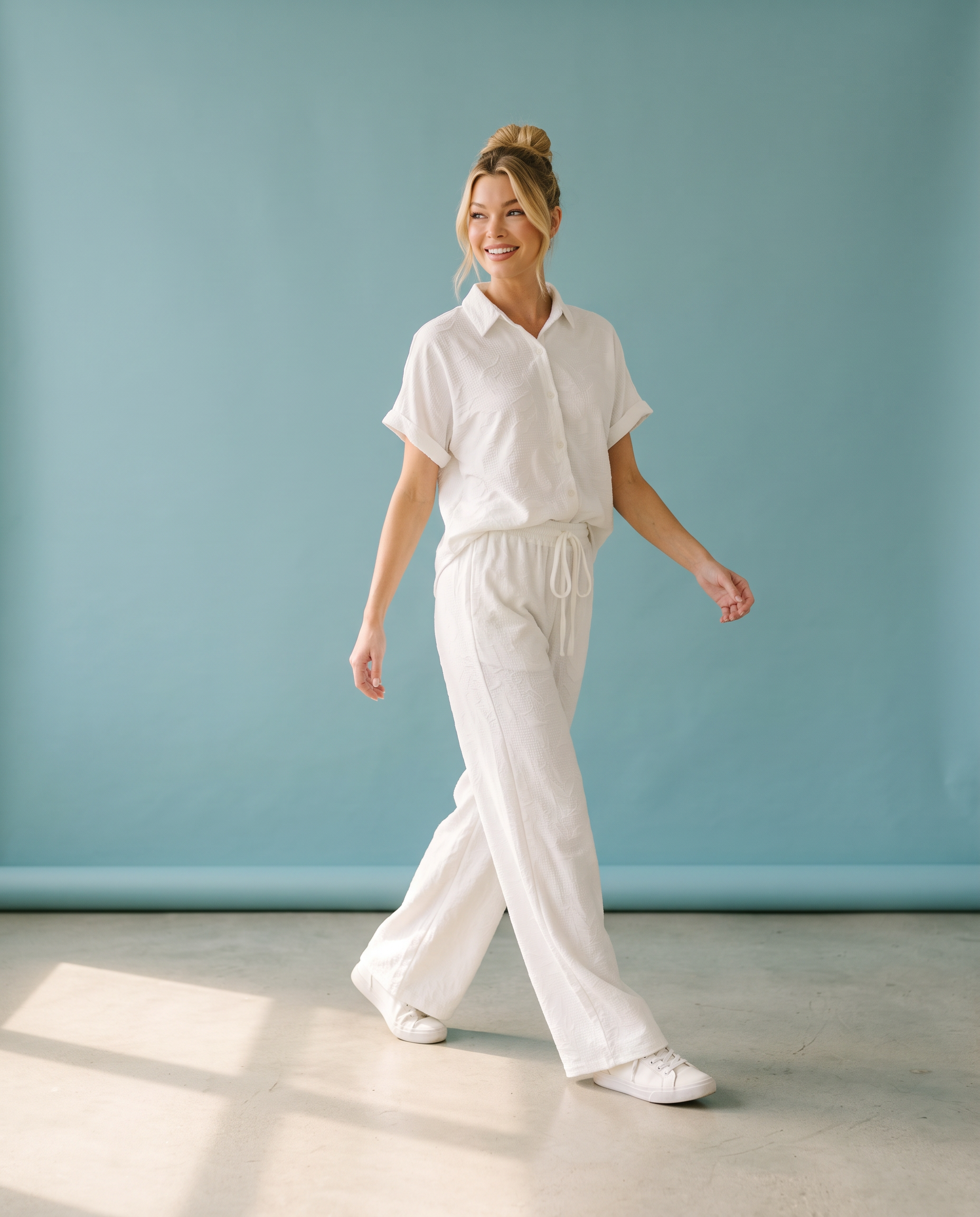 Breezy White Pants
