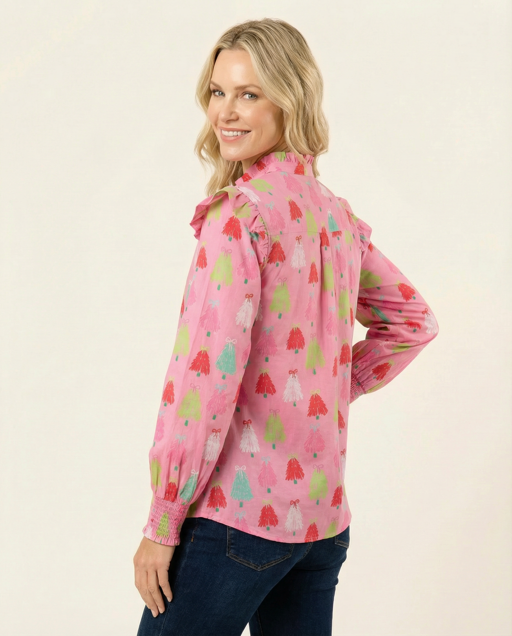 The Evergreen Elegance Blouse