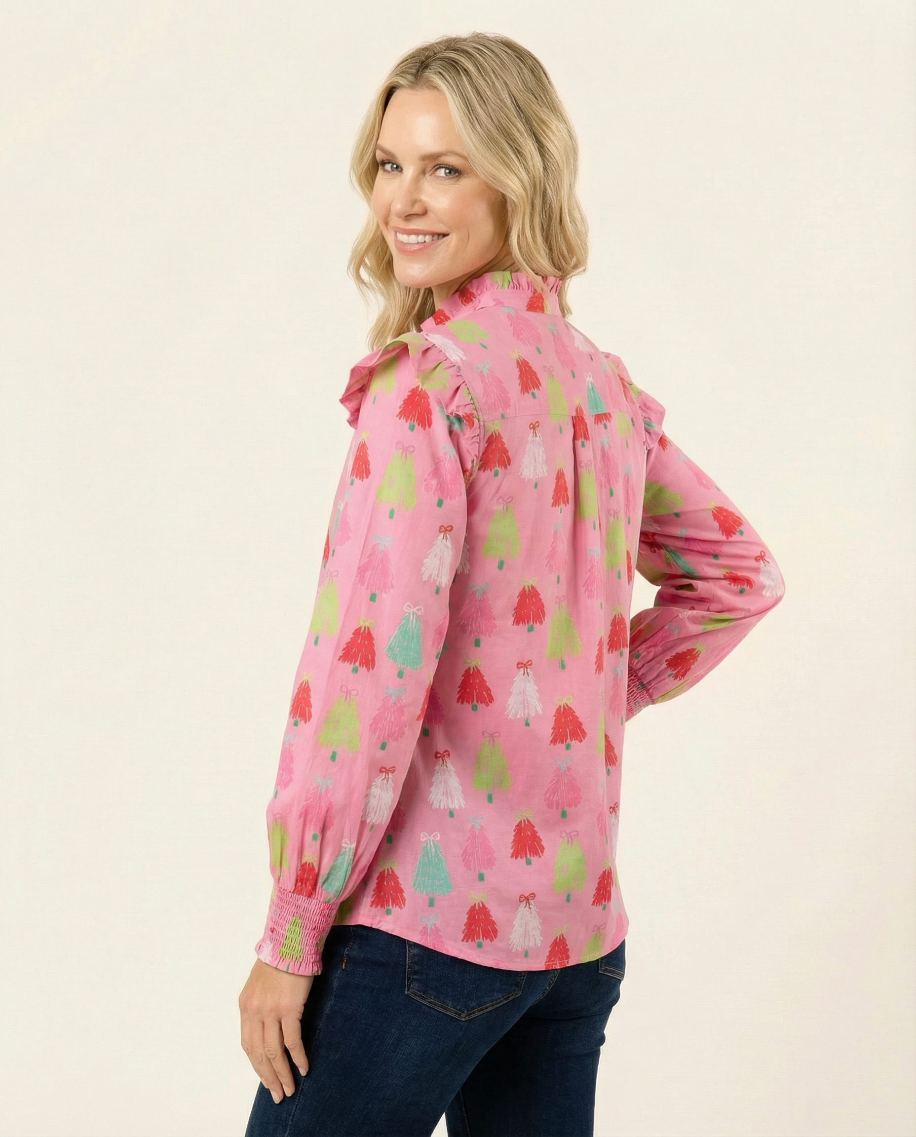 The Evergreen Elegance Blouse