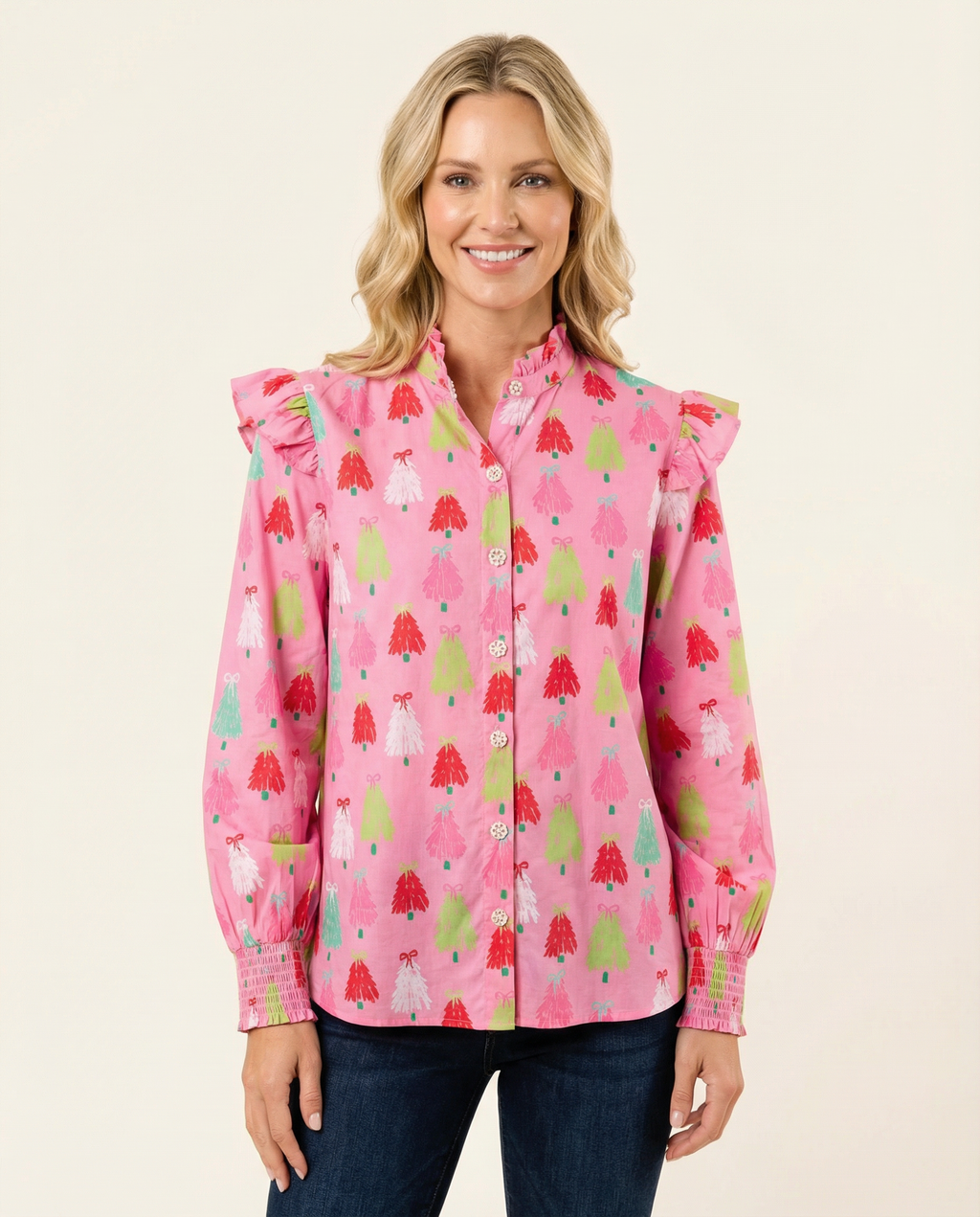 The Evergreen Elegance Blouse