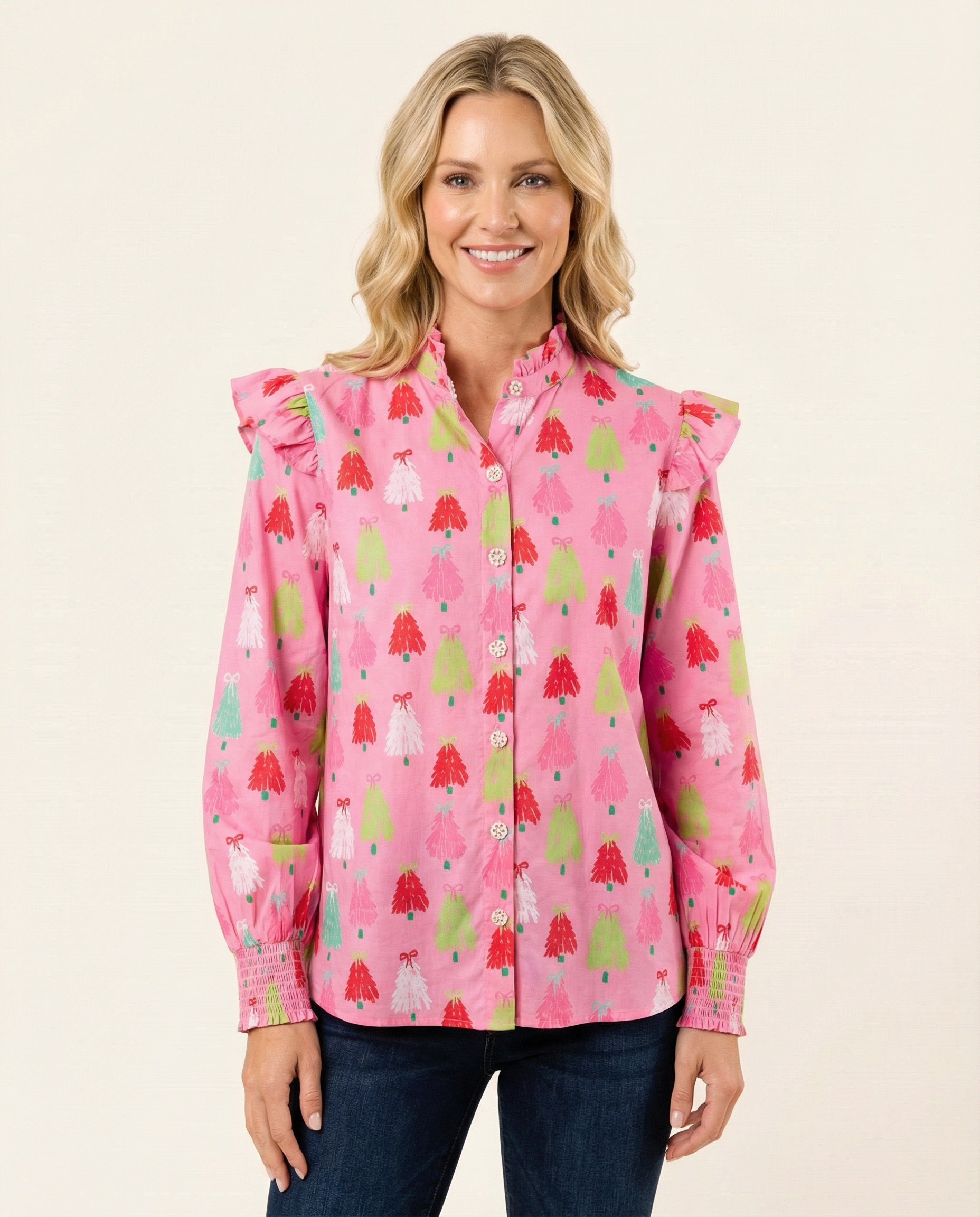 The Evergreen Elegance Blouse