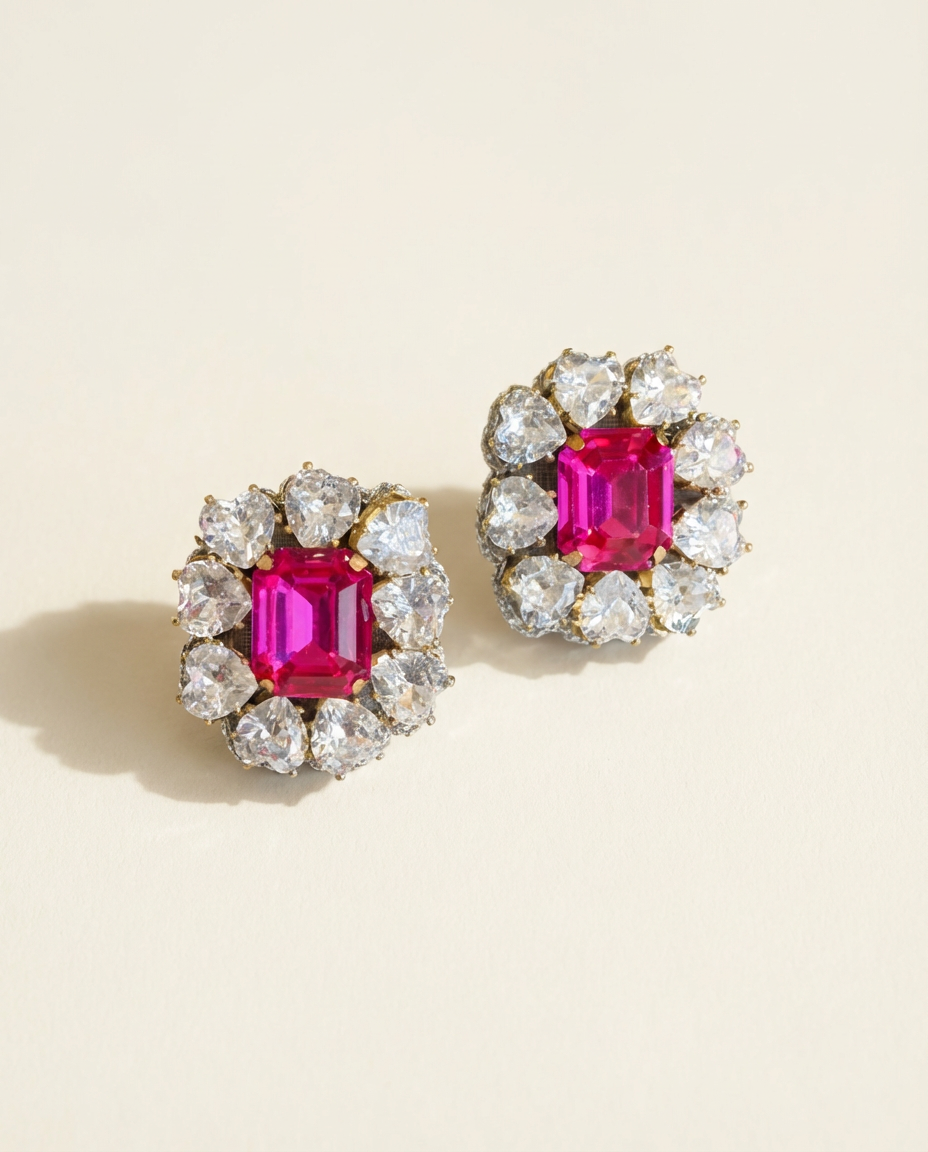 Mini True Love Gemstone Studs