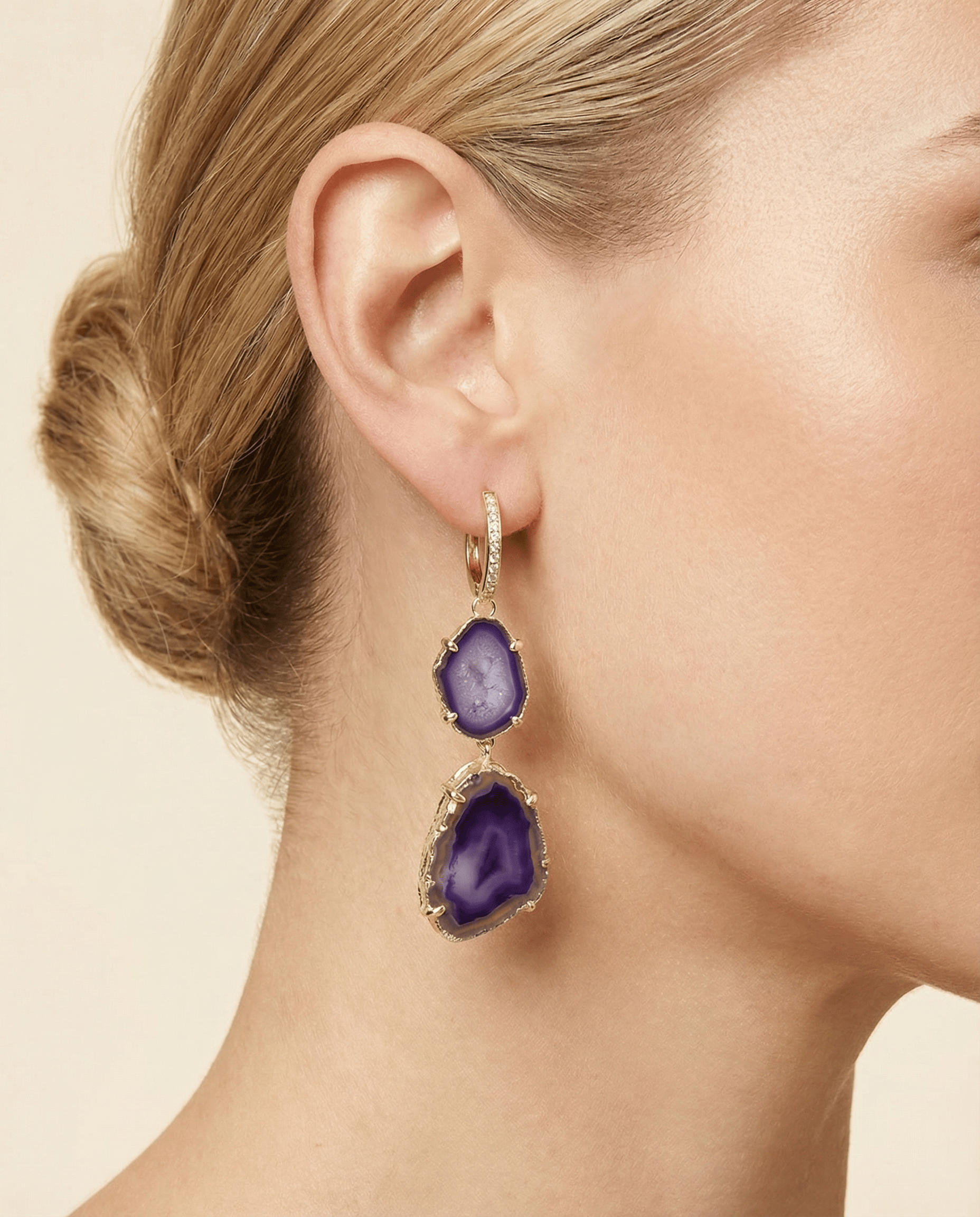 Stonecurrent Purple Earrings