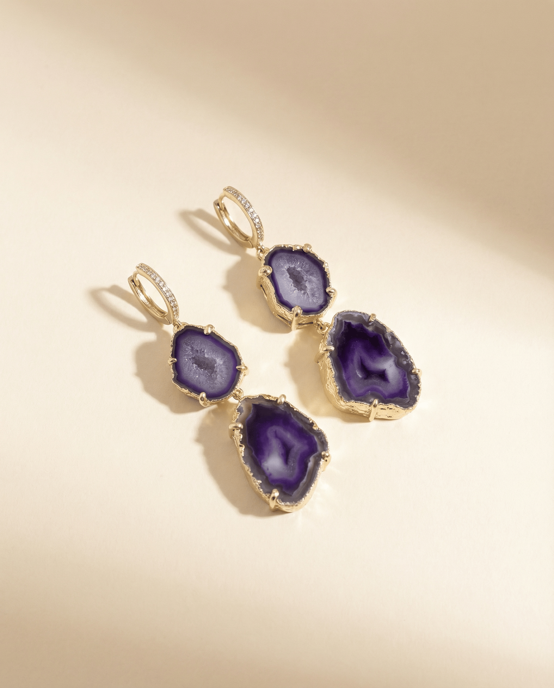 Stonecurrent Purple Earrings