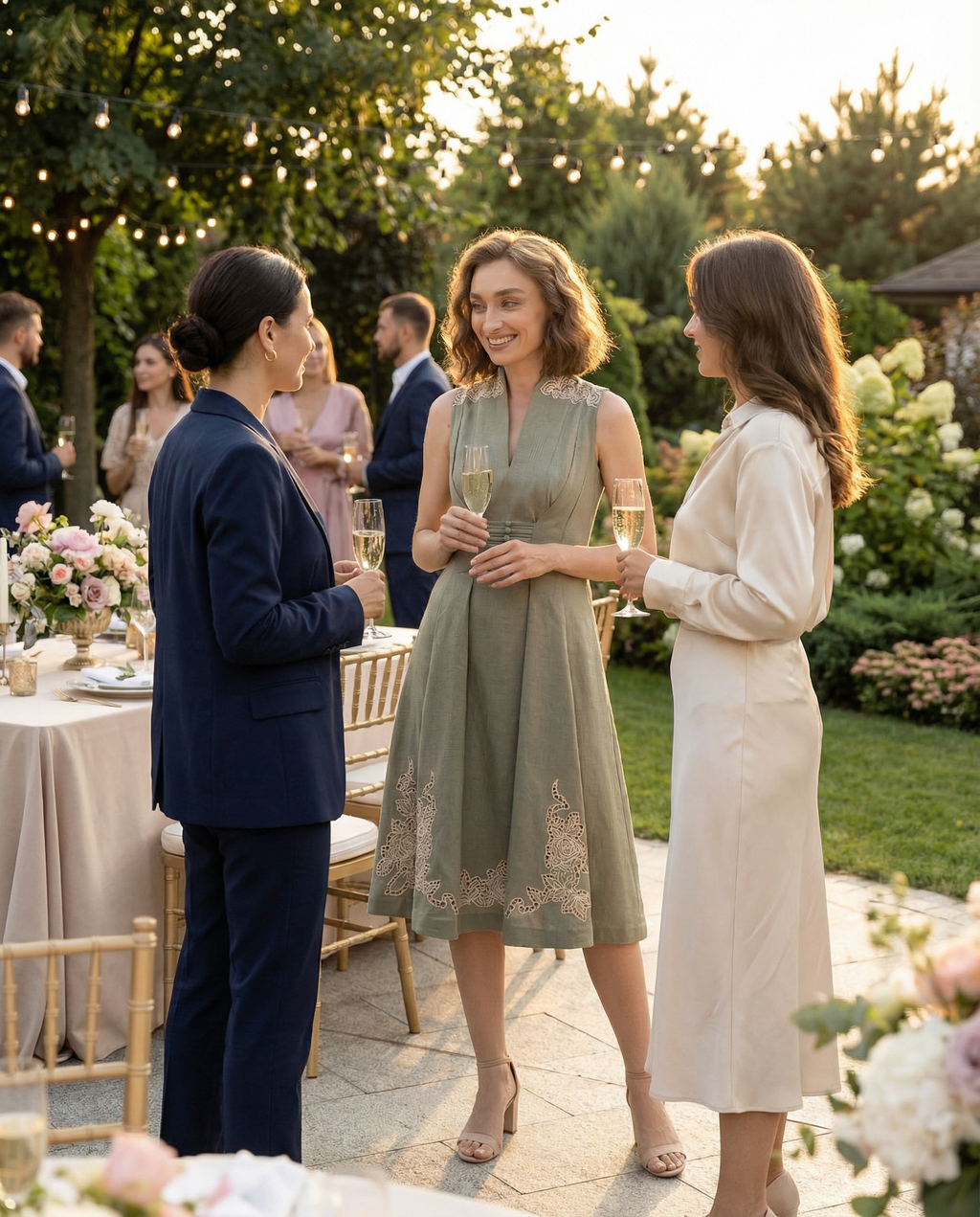 Lima Sage Midi Dress