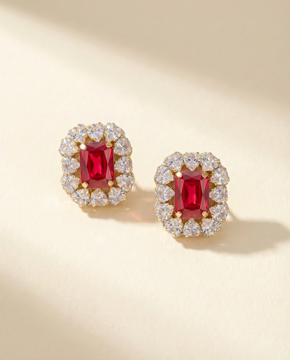 True Love Gemstone Studs