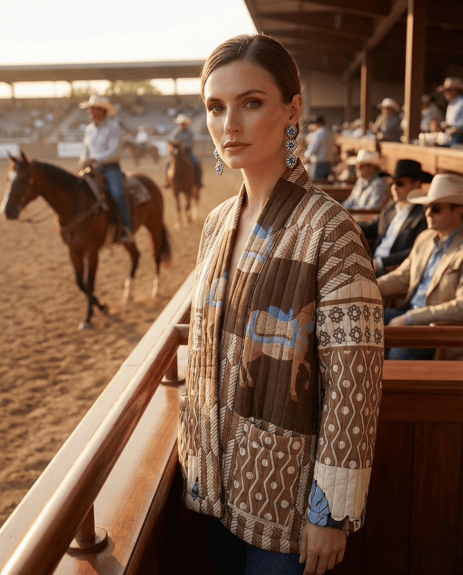 Saddle Serenade Kimono Jacket