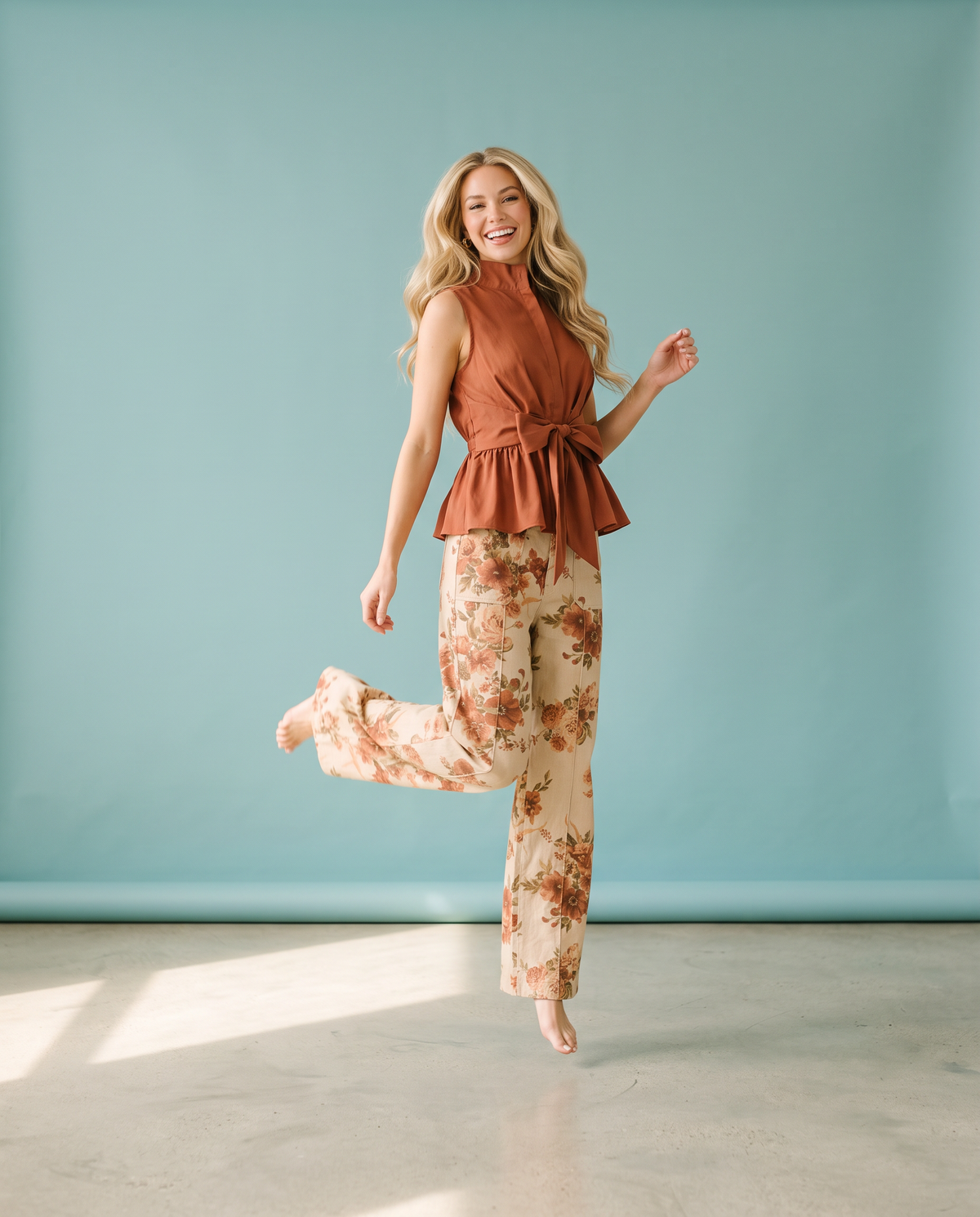 Rustic Rose Bow Top