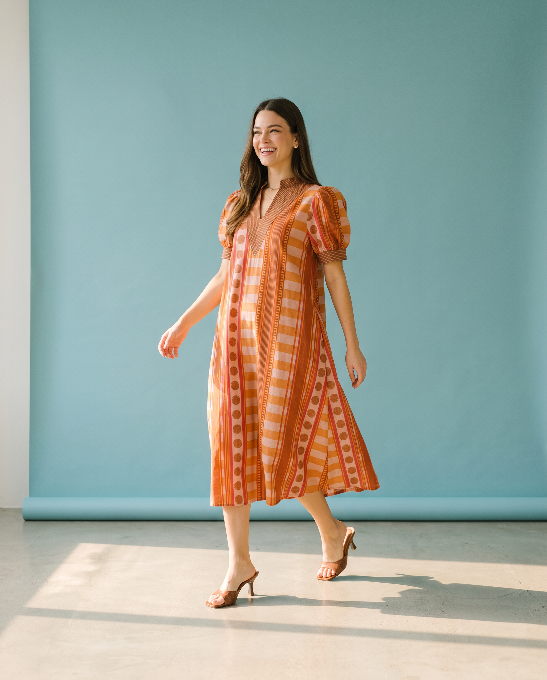 Spiced Orange Dress