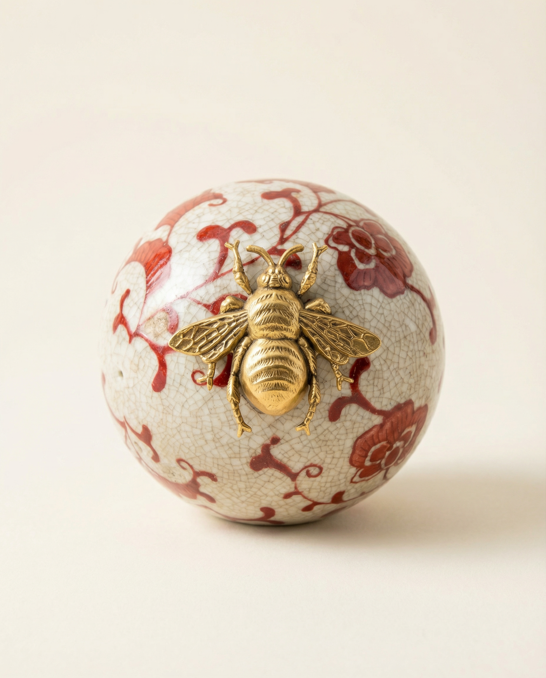 Antique Ages Ceramic Orb Bee