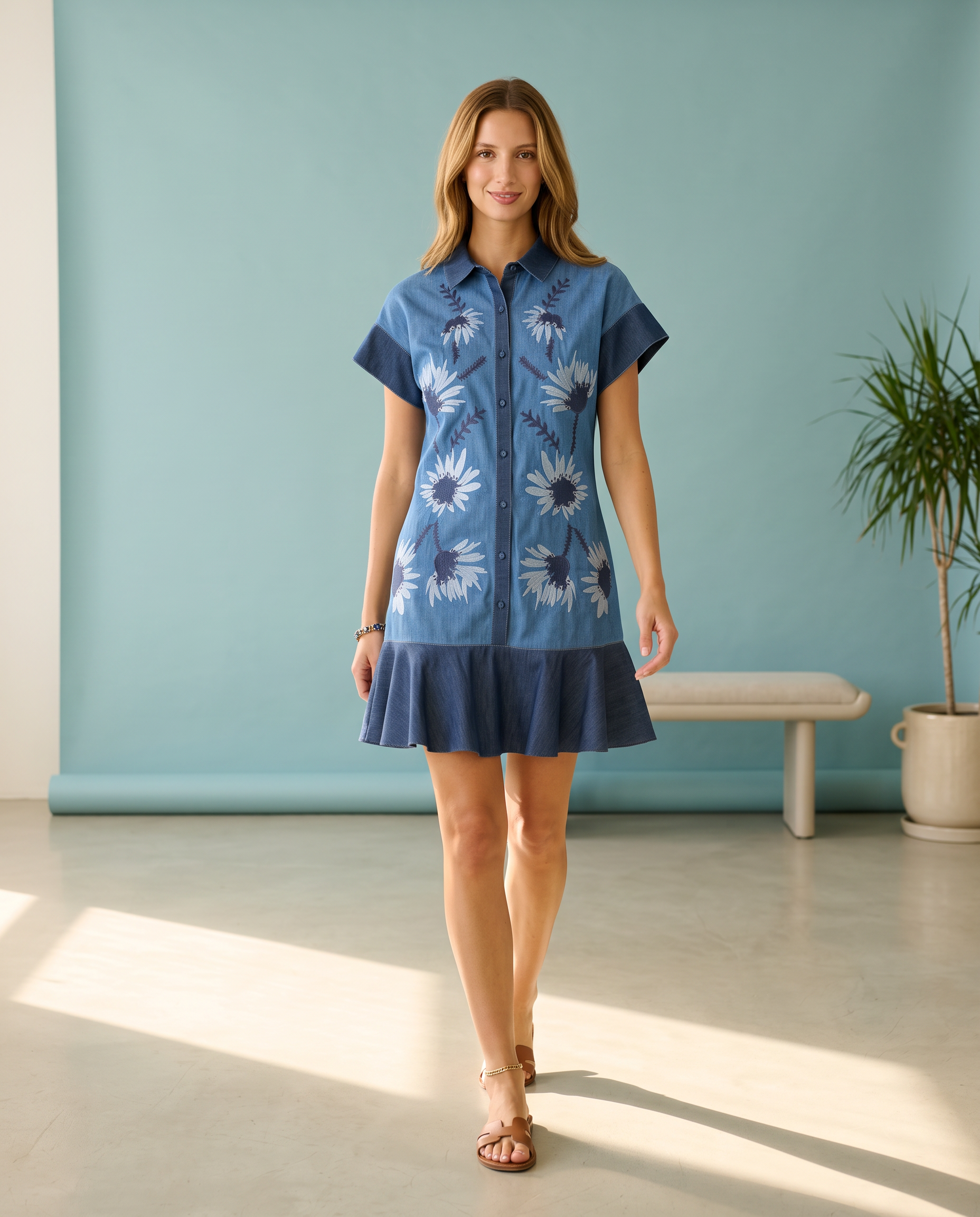 Winnie Chambray Dress