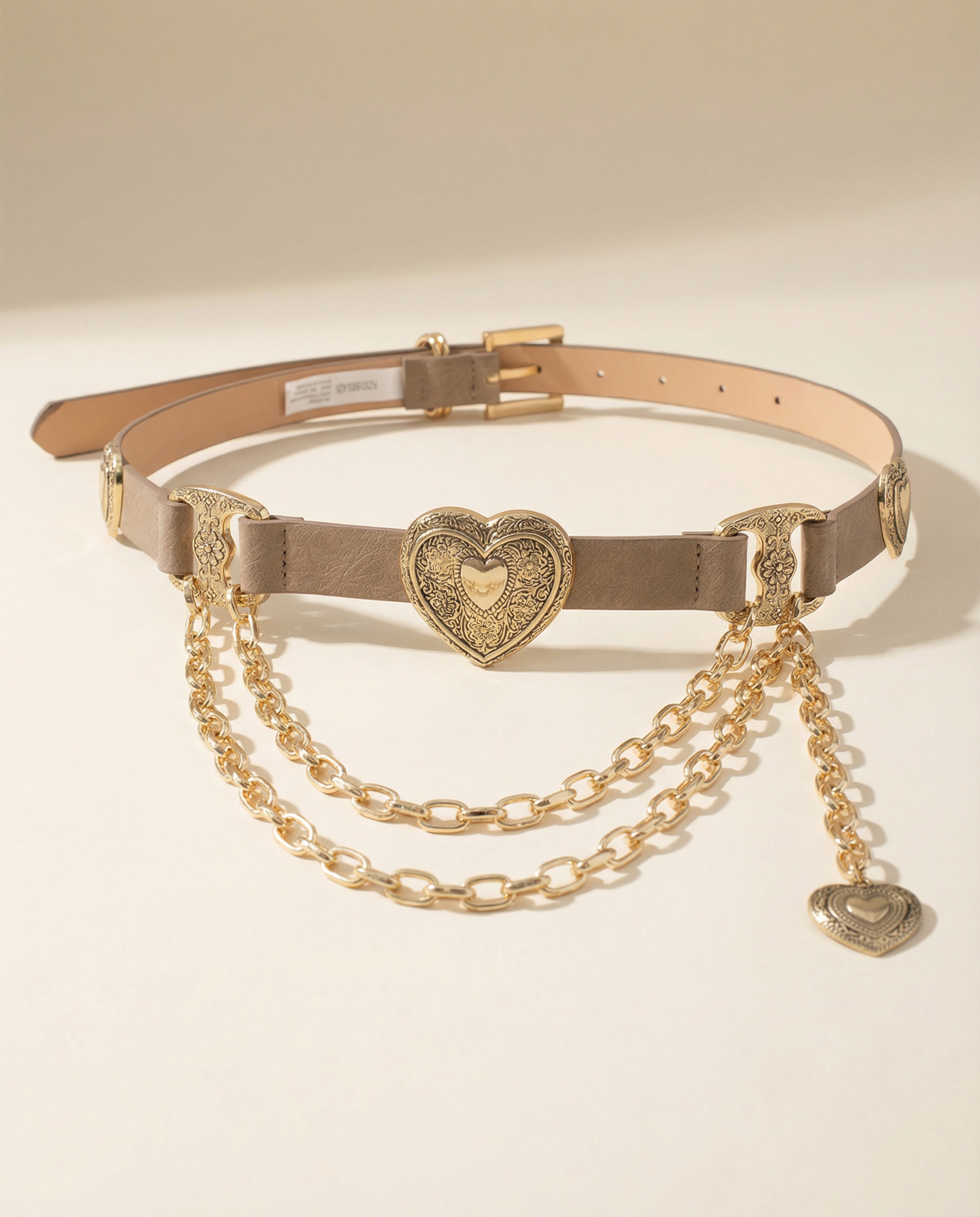 Love Links Taupe Belt